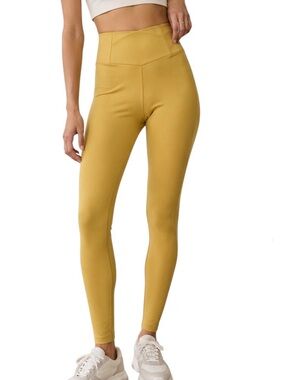 Girlfriend Collective NWT marigold/yellow high waist leggings